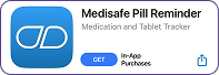 Graphic displaying the Medisafe Pill Reminder App