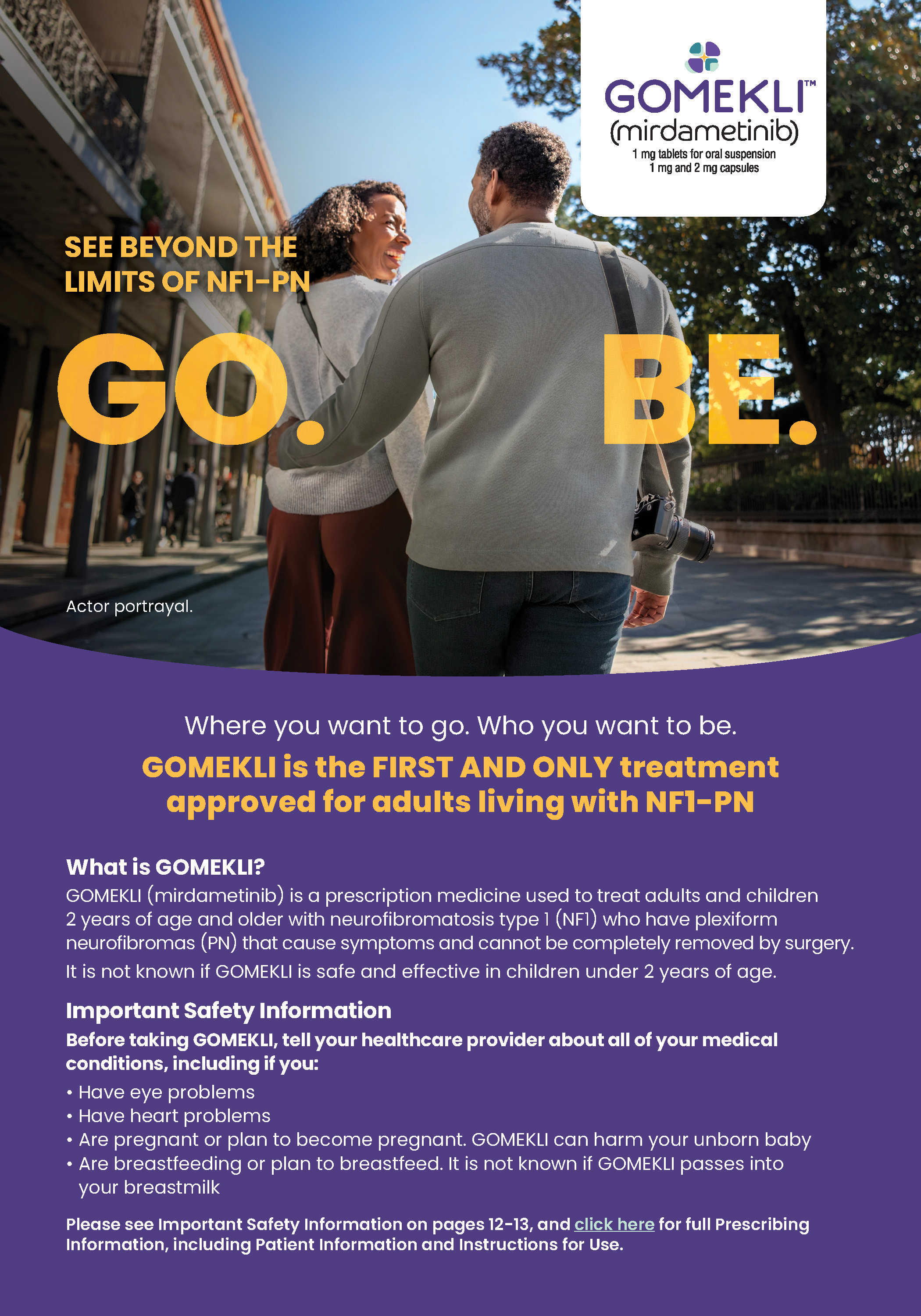 GOMEKLI Patient Brochure PDF for adults